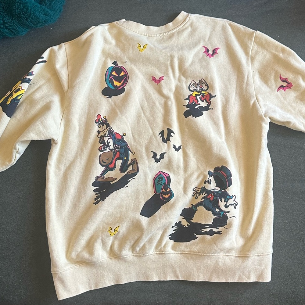 Disney Cream Graphic Men's Crewneck Sweater - Picture 2 of 5